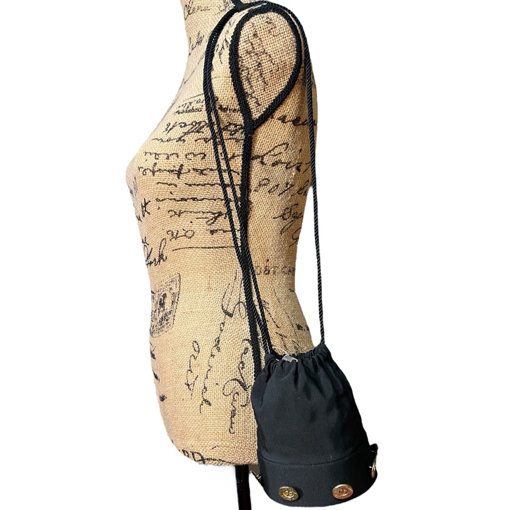 Rare Vintage Nylon Bucket Bag by Adrienne Vittadini NWT - Picture 9 of 12